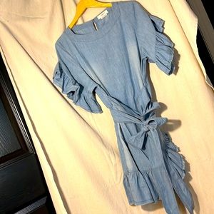 Isabel Marant Etoile chambray wrap dress